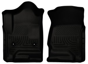 Chevrolet Silverado Floor Mats - Front - Husky Liners - Weatherbeater - Black - 2014